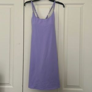 EXERCISE DRESS OR BATHING SUIT SIZE L COLOR PURPLE